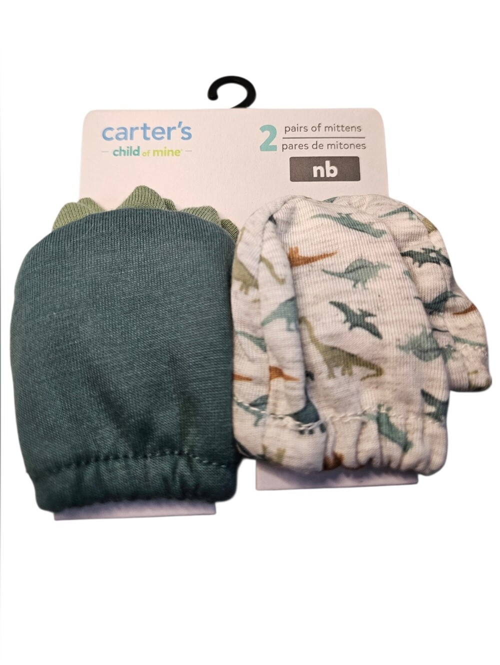 Carter's Dinosaur Newborn Mittens - 2 Pack